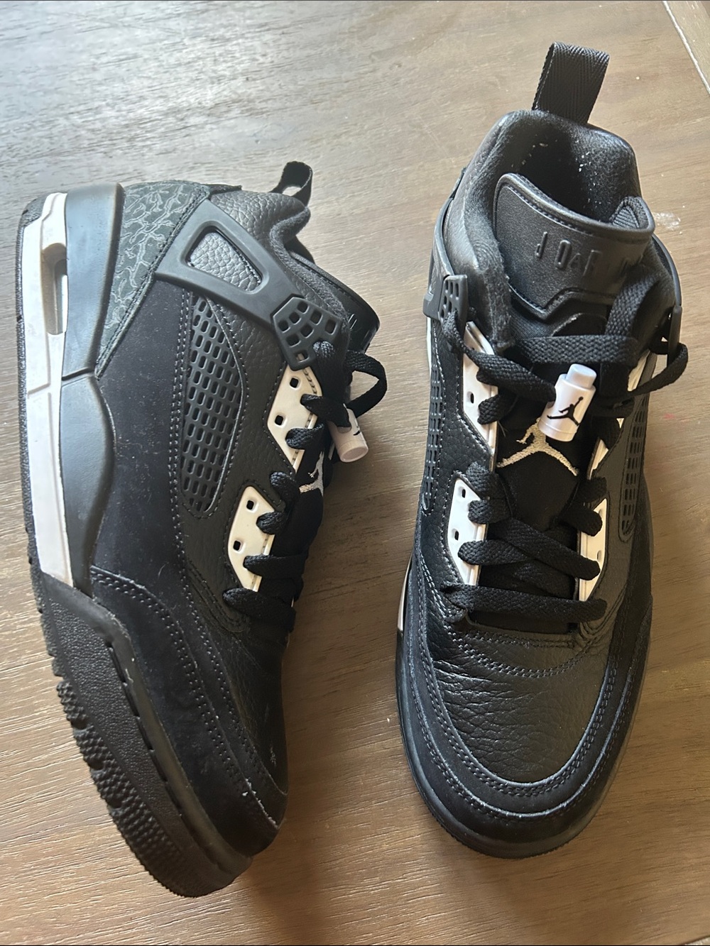 Jordan Black and White Low-Top Sneakers